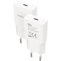 Nanocable Cargador de Pared USB-C PD 25W Blanco